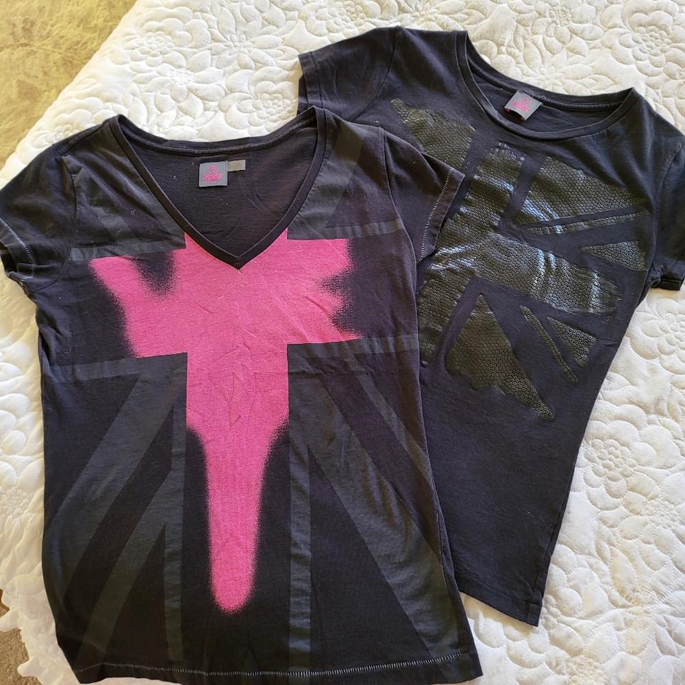 Zumba England Tees (2) mediums